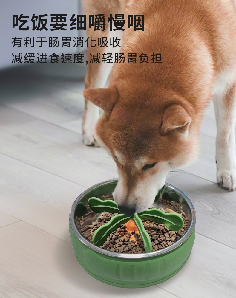 Carrot-Shaped Silicone Slow Feeder Insert for Existing Pet Bowls 2