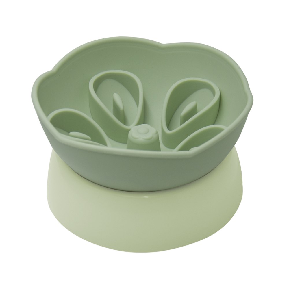 Flower-Shaped Cat Slow Feeder Bowl for Healthier Feeding Routines