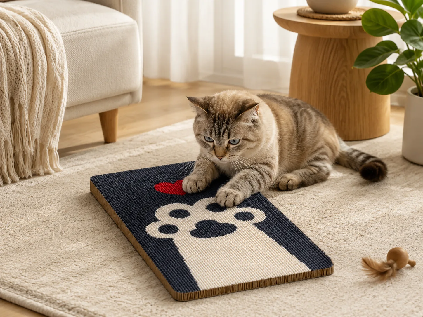 Developing the cat-scratcher range.