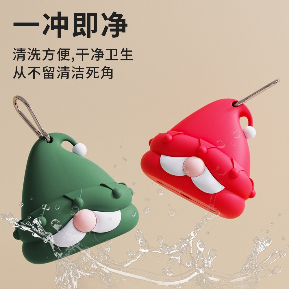 Santa Dog Poop Bag Holder for Holiday Pet Accessory Lines 1