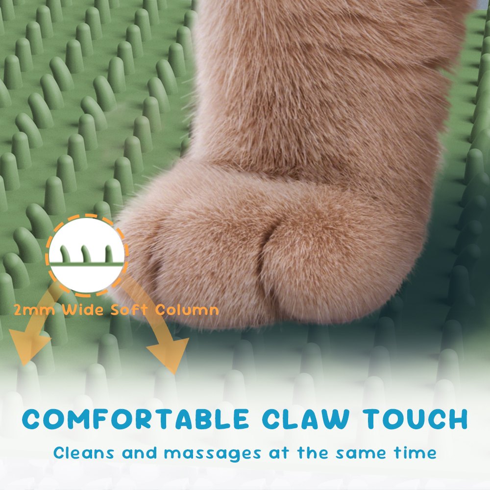 Silicone Cat Litter Mat With Litter-Trapping Texture 1