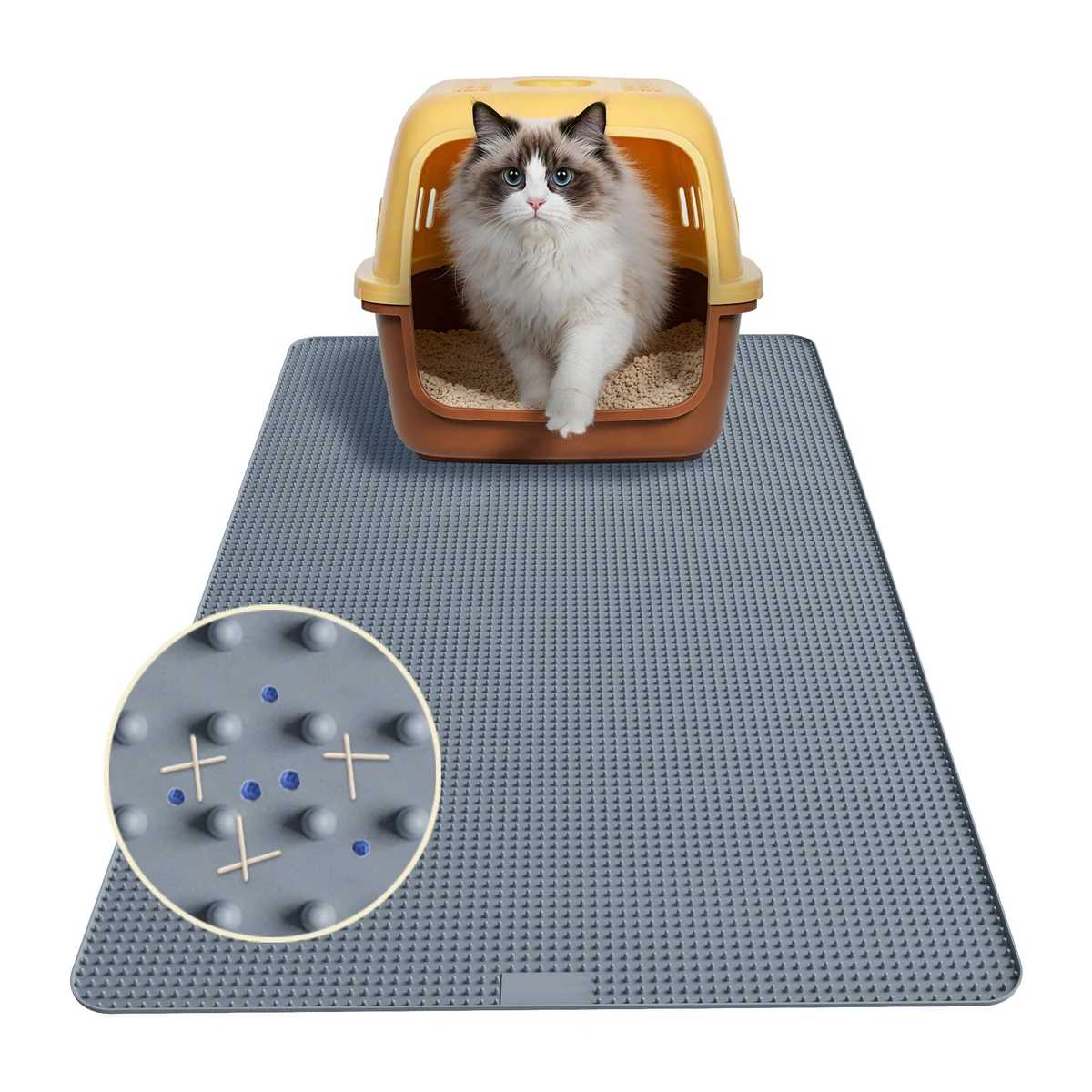 Silicone Cat Litter Mat (M)